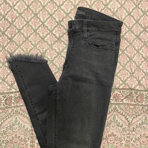 Joe’s Jeans SZ 29 Faded/dark gray, raw hem on bias cut